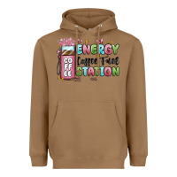 Toasted Coconut energy coffee fuel station Heavyweight Hoodie - MaliasSmallBusiness