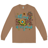 Toasted Coconut all my hope is in jesus Long Sleeve Tee - JahusDesignShop