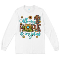 White all my hope is in jesus Long Sleeve Tee - JahusDesignShop