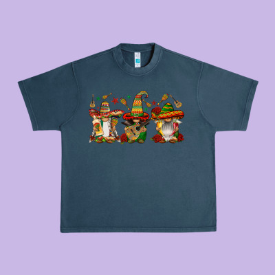 Mexican Gnomies Urban Heavy Tee Designed By Fadigitalartstudio