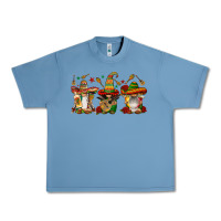 Pebble Blue mexican gnomies Urban Heavy Tee - FaDigitalArtStudio
