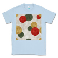 Dusty Blue christmas points seamless pattern Classic Tee - BundleAndBundleShop