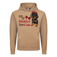 Vintage Coffee my valentine has paws Vintage Hoodie - RanaPortraitStore