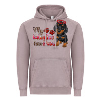 Vintage Zinc my valentine has paws Vintage Hoodie - RanaPortraitStore
