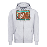 Heather Grey leopard serape cowhide  leather background Zipper Hoodie - AdoDesignShop