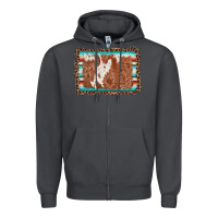 Smoke leopard serape cowhide  leather background Zipper Hoodie - AdoDesignShop