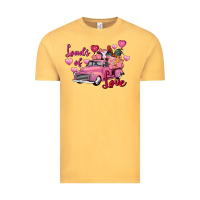 Vintage Mustard loads of love valentine's day farm truck Vintage Tee - FaDigitalArtStudio