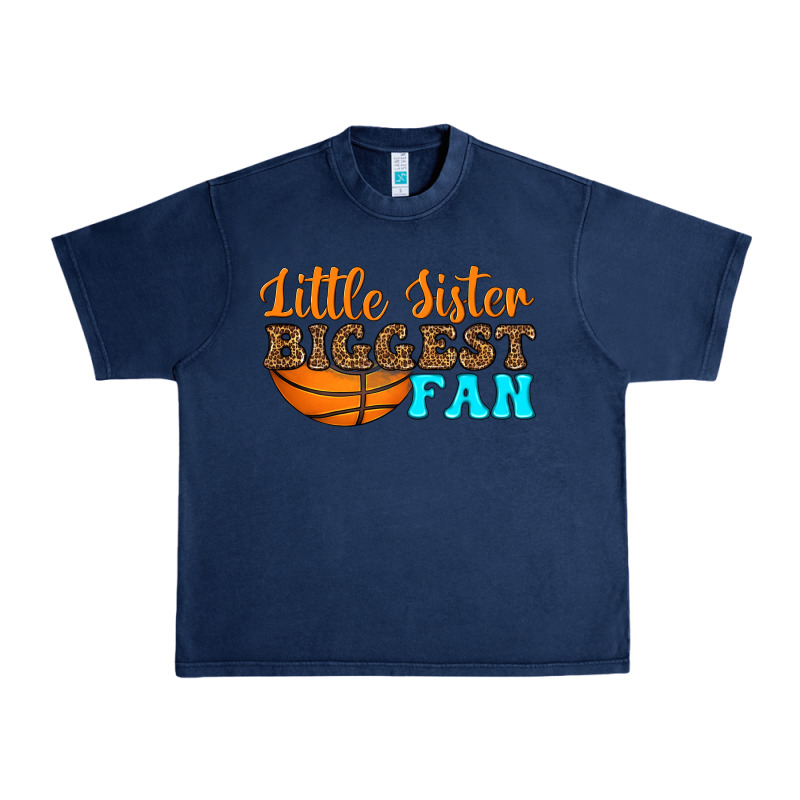 Little Sister Biggest Fan Urban Heavy Tee by HRA Design Shop | Teevron