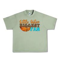 Oil Green little sister biggest fan Urban Heavy Tee - HRA Design Shop
