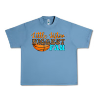 Pebble Blue little sister biggest fan Urban Heavy Tee - HRA Design Shop