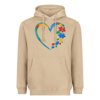 Mushroom autism heart Heavyweight Hoodie - MaliasSmallBusiness