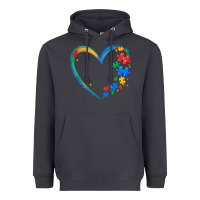 Smoke autism heart Heavyweight Hoodie - MaliasSmallBusiness