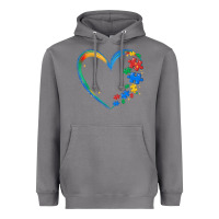 Storm autism heart Heavyweight Hoodie - MaliasSmallBusiness