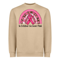 Mushroom in october we wear pink Heavyweight Sweatshirt - RanaPortraitStore