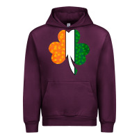 Mauve Wine Shamrock Boobs St Patrick's Day design Urban Hoodie - Bettercallsaul
