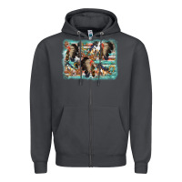 Smoke indian western background Zipper Hoodie - AdoDesignShop