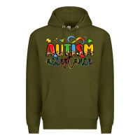 Army Green autism acceptance Premium Hoodie - LillyAllenDesigns