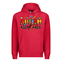 Cardinal autism acceptance Premium Hoodie - LillyAllenDesigns