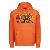 Carrot autism acceptance Premium Hoodie - LillyAllenDesigns