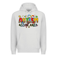 Dove Grey autism acceptance Premium Hoodie - LillyAllenDesigns
