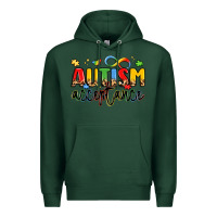 Sports Green autism acceptance Premium Hoodie - LillyAllenDesigns