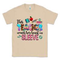 Mushroom this teacher wears her heart on sleeve Classic Tee - AdoDesignShop