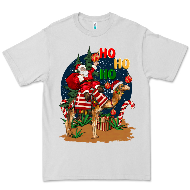 Christmas  Camel With Santa Premium Tee by BarkalooDesign | Teevron