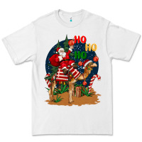 White Christmas  camel with Santa Premium Tee - BarkalooDesign