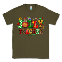 Army Green jolly teacher Classic Tee - AdoDesignShop