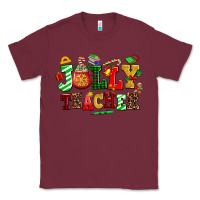 Burgundy jolly teacher Classic Tee - AdoDesignShop