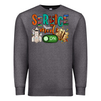Charcoal Heather service mode on Premium Sweatshirt - NancyCooperArtShop