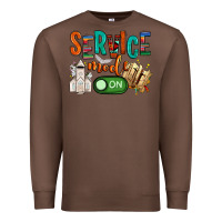 Chestnut service mode on Premium Sweatshirt - NancyCooperArtShop