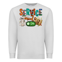 Dove Grey service mode on Premium Sweatshirt - NancyCooperArtShop