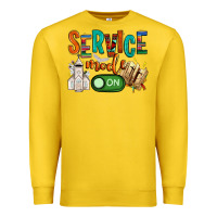 Lemon service mode on Premium Sweatshirt - NancyCooperArtShop