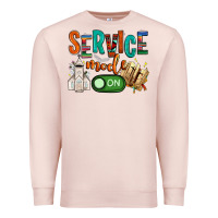 Pale Pink service mode on Premium Sweatshirt - NancyCooperArtShop