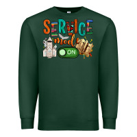 Sports Green service mode on Premium Sweatshirt - NancyCooperArtShop