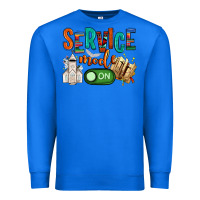 True Royal service mode on Premium Sweatshirt - NancyCooperArtShop