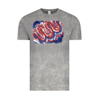 Cloud Rock Patriotic tie dye background Vintage Tee - CowGirlArtShop