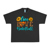 Pigment Black live love basketball Urban Heavy Tee - HRA Design Shop