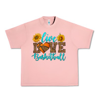 Salmon live love basketball Urban Heavy Tee - HRA Design Shop