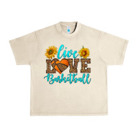 Sandshell live love basketball Urban Heavy Tee - HRA Design Shop