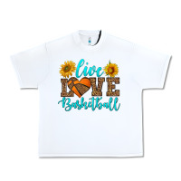White live love basketball Urban Heavy Tee - HRA Design Shop