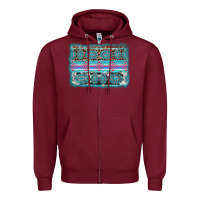 Burgundy turquoise gemstone background Zipper Hoodie - AdoDesignShop