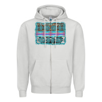 Dove Grey turquoise gemstone background Zipper Hoodie - AdoDesignShop