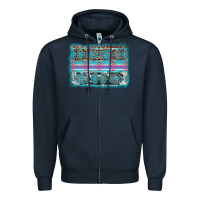 Navy turquoise gemstone background Zipper Hoodie - AdoDesignShop