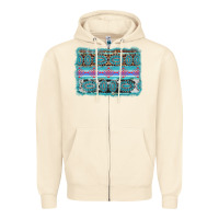 Sandshell turquoise gemstone background Zipper Hoodie - AdoDesignShop
