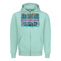 Seafoam turquoise gemstone background Zipper Hoodie - AdoDesignShop