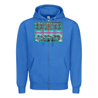 Turquoise Gemstone Background Zipper Hoodie | Teevron