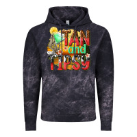 Cloud Black tan and tipsy Vintage Hoodie - texasbilliewilder