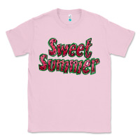 Bubblegum Pink sweet summer watermelon Classic Tee - BundleAndBundleShop